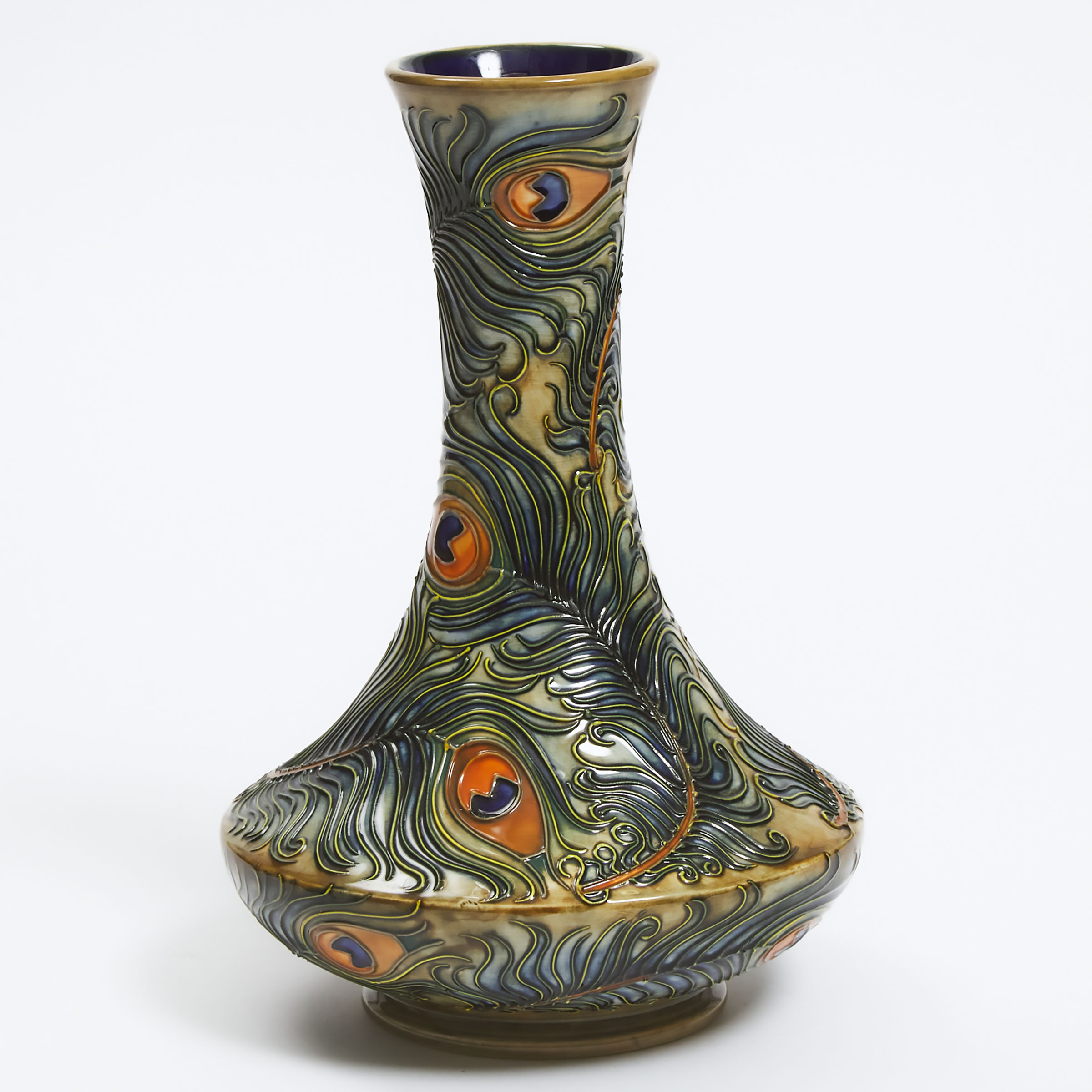 Moorcroft Phoenix Vase, 1998  