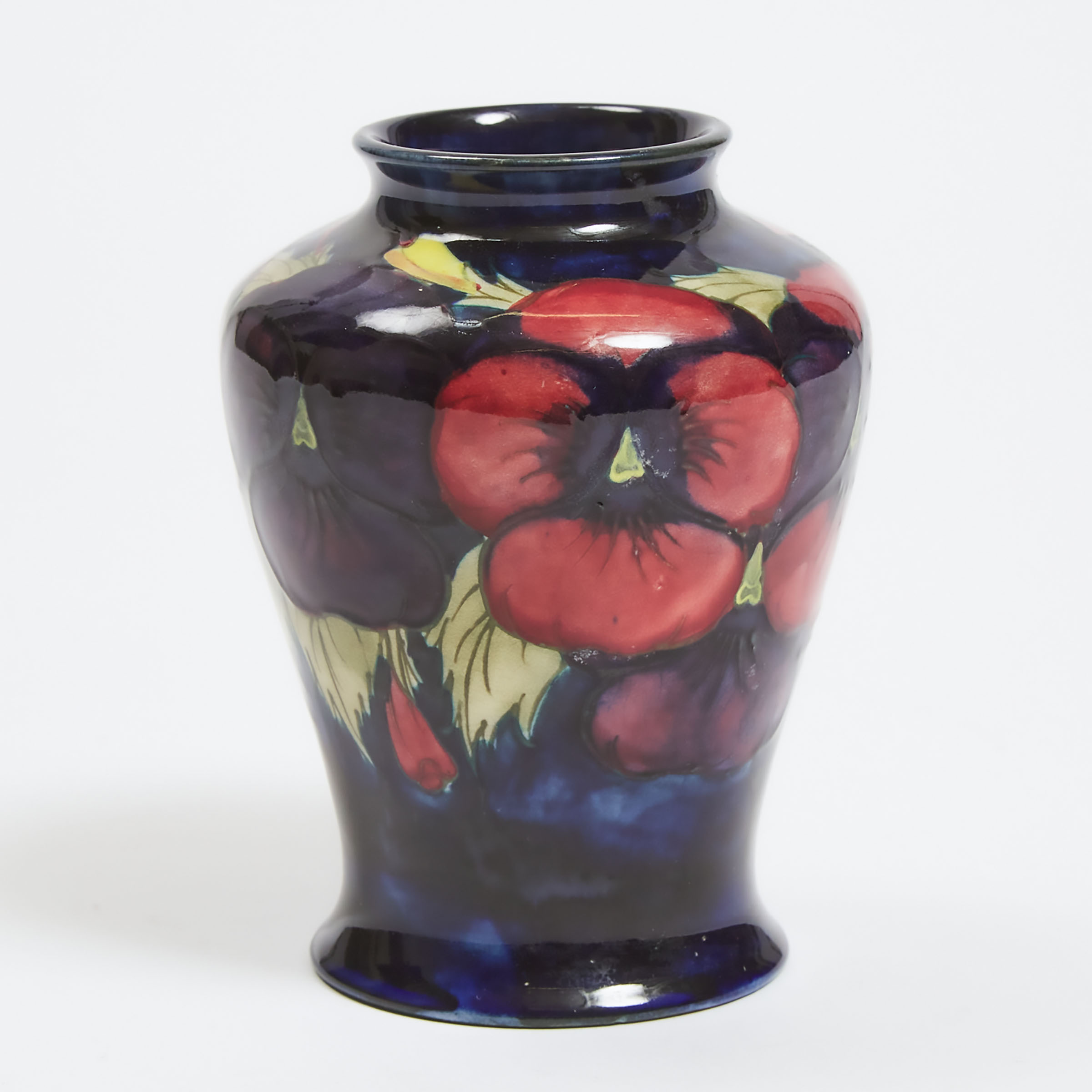 Moorcroft Pansy Vase c 1925  28c0c1