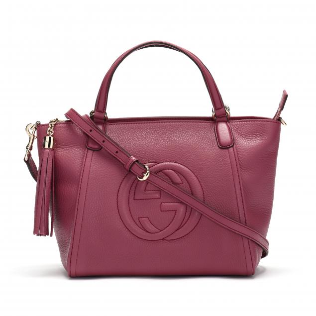 PEBBLED LEATHER SOHO TOTE GUCCI 28c2da