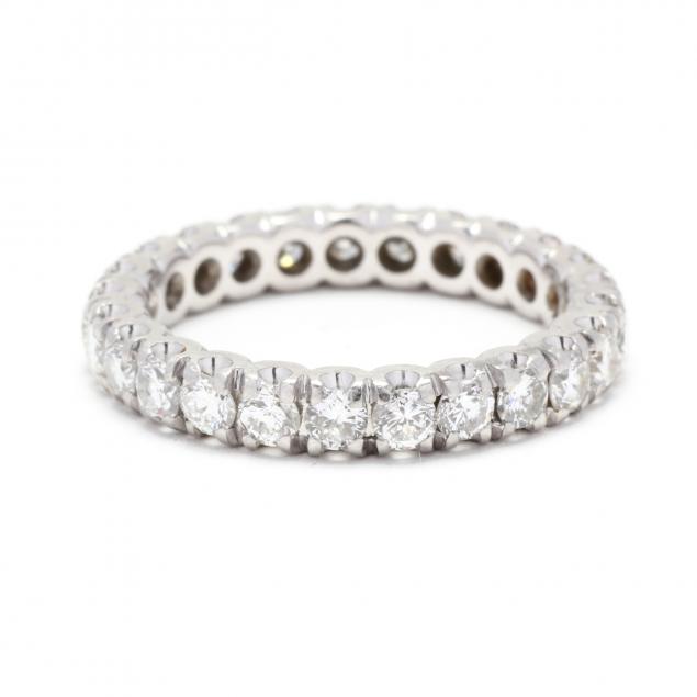 PLATINUM AND DIAMOND ETERNITY BAND