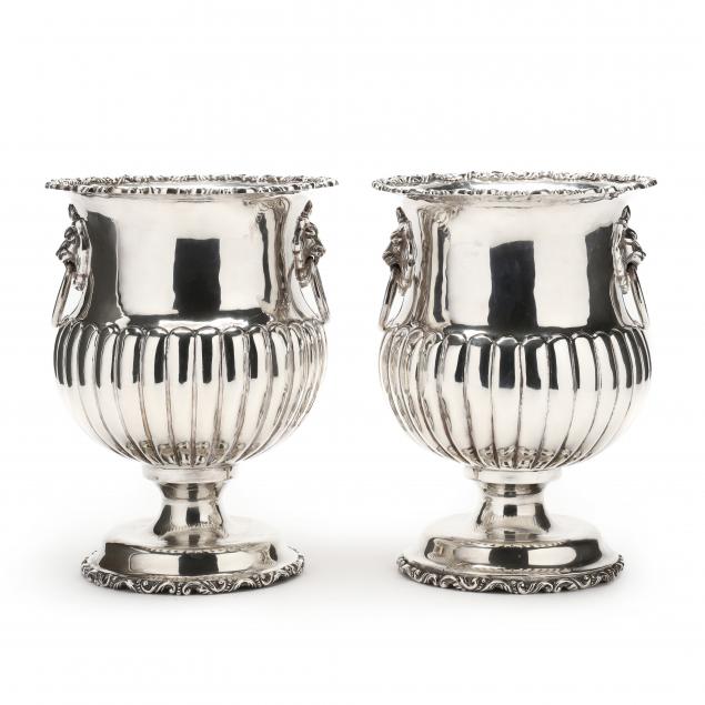 PAIR OF STERLING SILVER CHAMPAGNE 28c52b