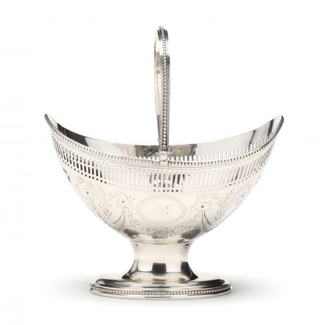 GEORGE III SILVER SUGAR BASKET 28c557