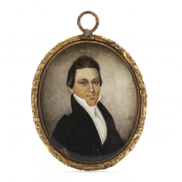 REGENCY PORTRAIT MINIATURE OF A 28cb95