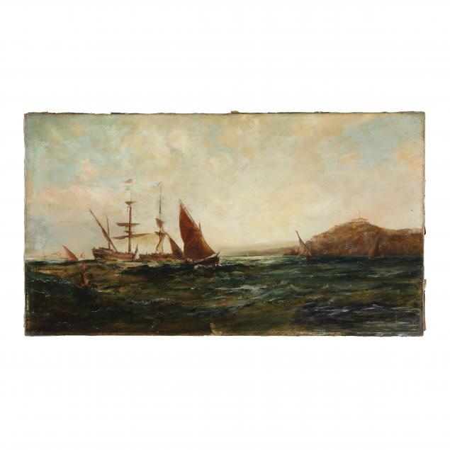 CONTINENTAL SCHOOL MARITIME PAINTING  28cb9f