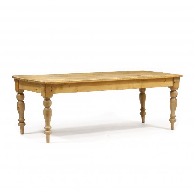 FRENCH COUNTRY PINE HARVEST TABLE 28cc52