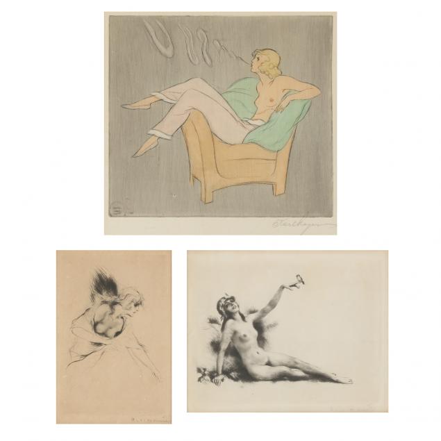 THREE ROARING TWENTIES NUDE ETCHINGS 28cc9c