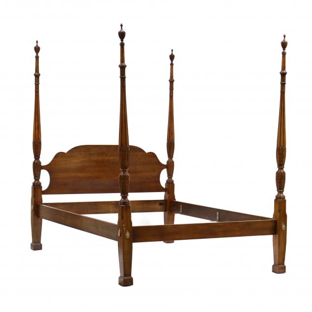 STATTON, QUEEN SIZE CARVED CHERRY TALL