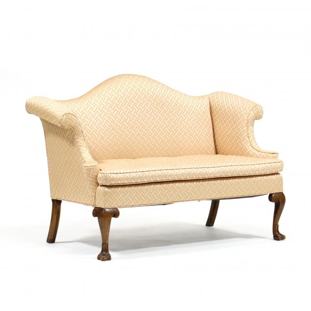 STATTON, QUEEN ANNE STYLE UPHOLSTERED