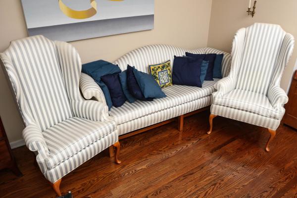 ASHLEY MANOR WING BACK CHAIRS AND 28e4ff