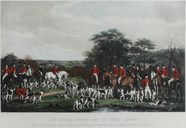 A LATE 20TH CENTURY FOX HUNT PRINTSir 28e508