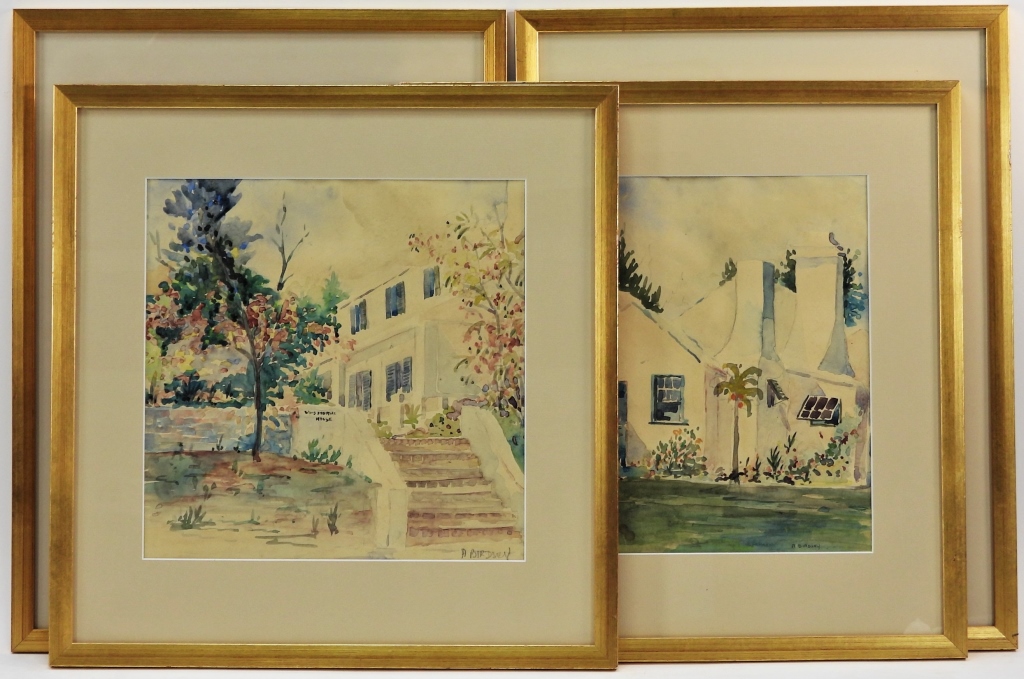 4PC ALFRED BIRDSEY BERMUDA LANDSCAPE 299582