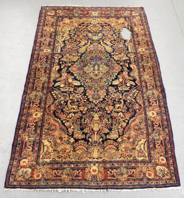 PERSIAN YELLOW AND RED KASVIN RUG