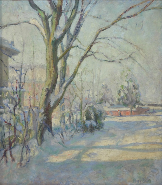 HOPE SMITH WINTER LANDSCAPE PAINTING