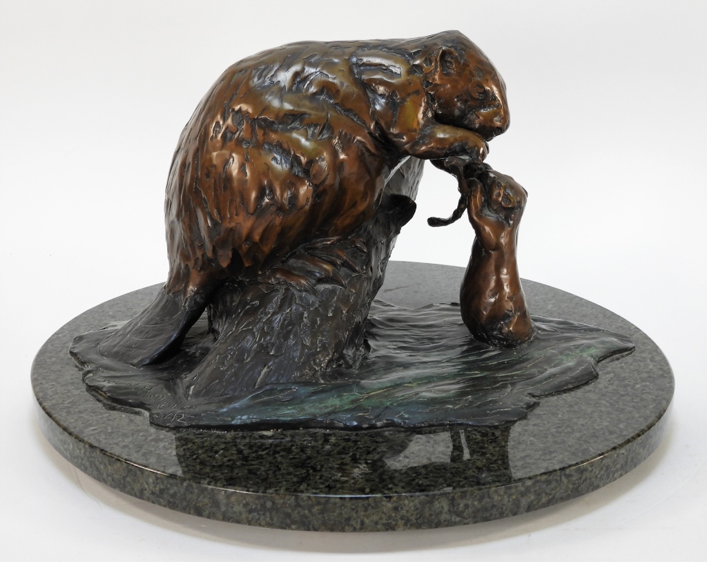 FOREST HART NATURALIST BEAVER BRONZE