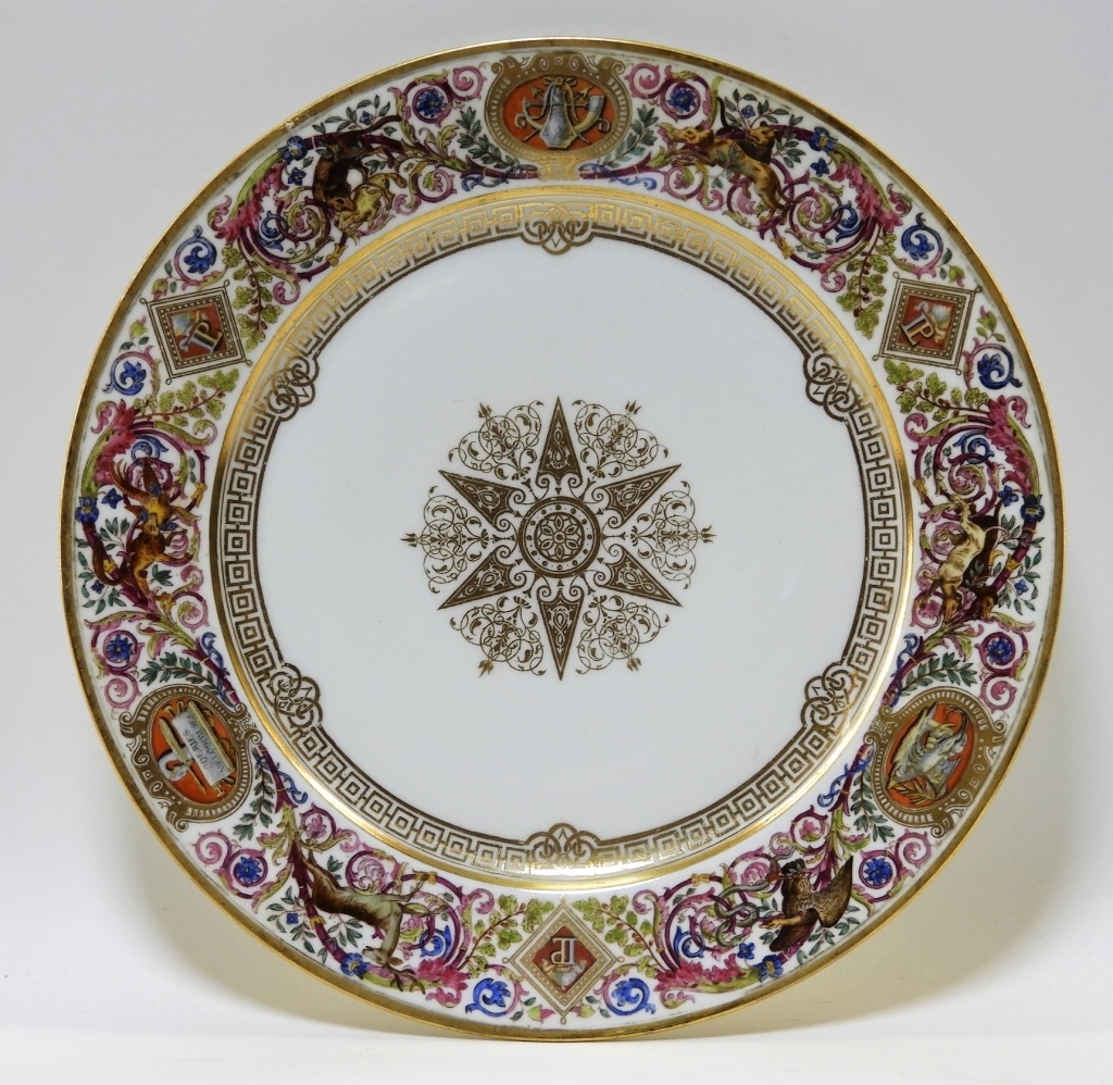 C 1844 LOUIS PHILIPPE SEVRES FONTAINBLEAU 2996d2