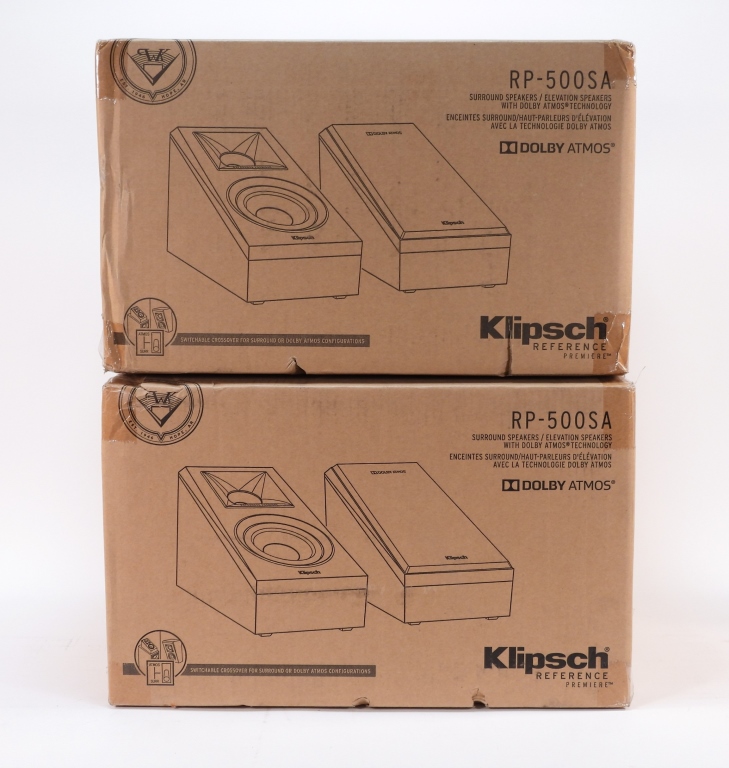 4PC KLIPSCH MODEL RP 500SA SURROUND 2996e7