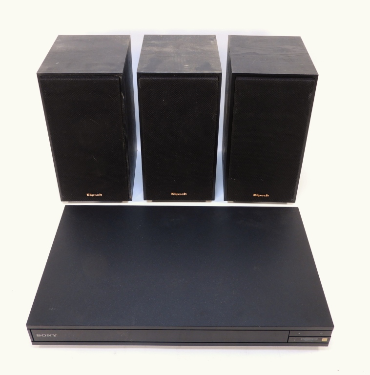 4PC KLIPSCH SPEAKERS SONY BLU 2996ee