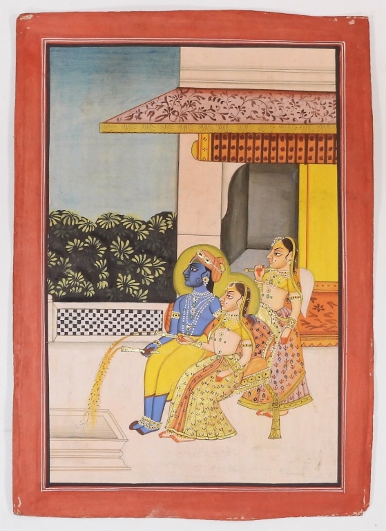 INDIAN JODHPUR SCHOOL MINIATURE PAINTING