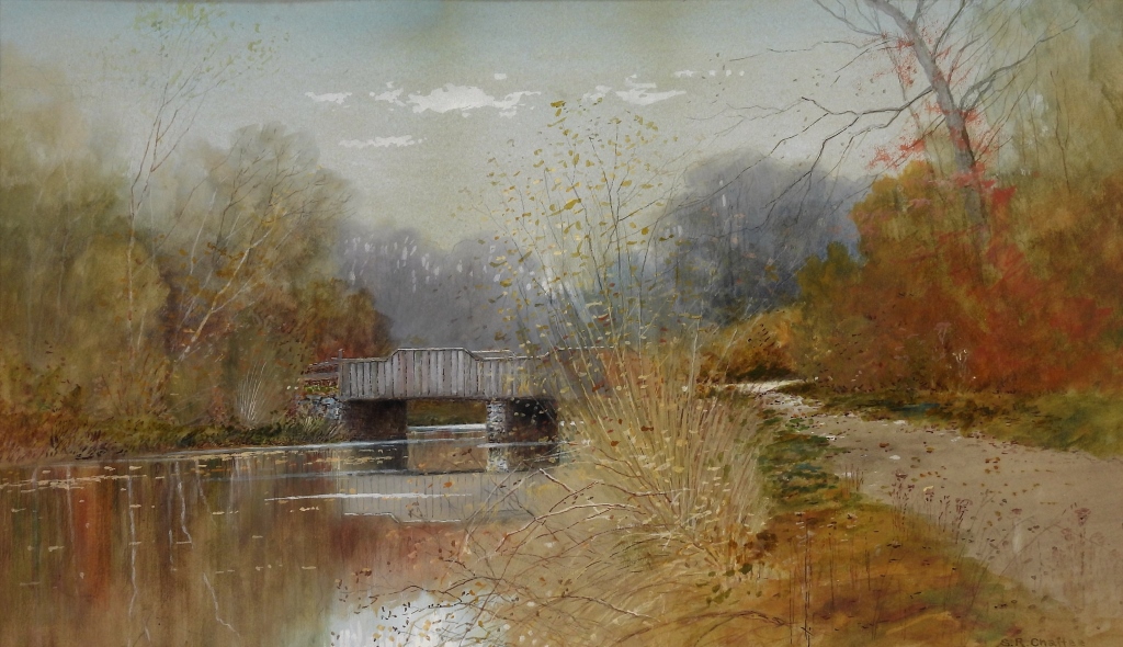 SAMUEL R CHAFFEE BRIDGE LANDSCAPE 299731