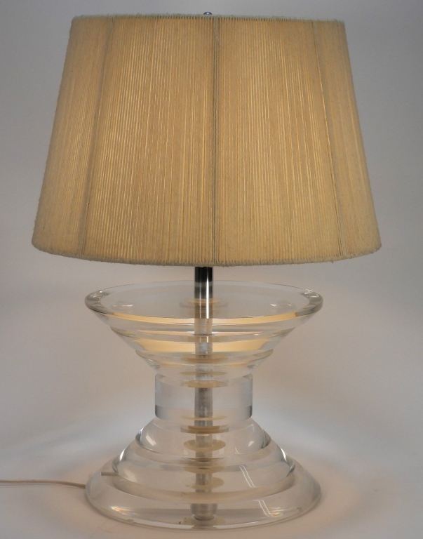 MCM LUCITE TABLE LAMP United States,20th