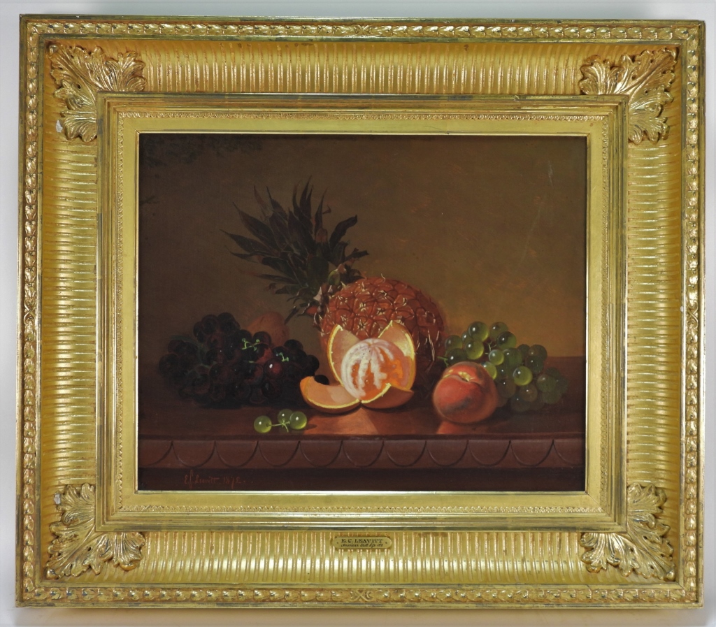 EDWARD LEAVITT PINEAPPLE STILL LIFE