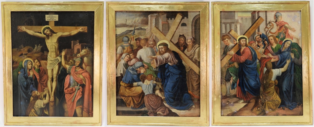 3PC OLD MASTERS STATIONS OF THE CROSS