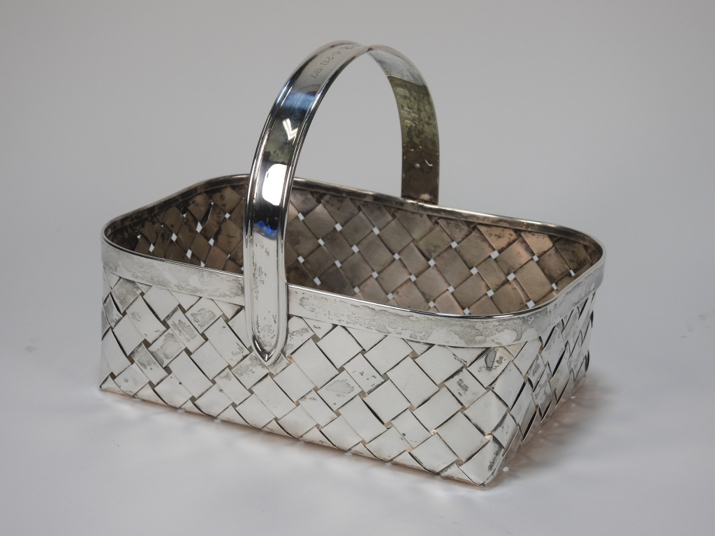 CARTIER STERLING SILVER BASKET