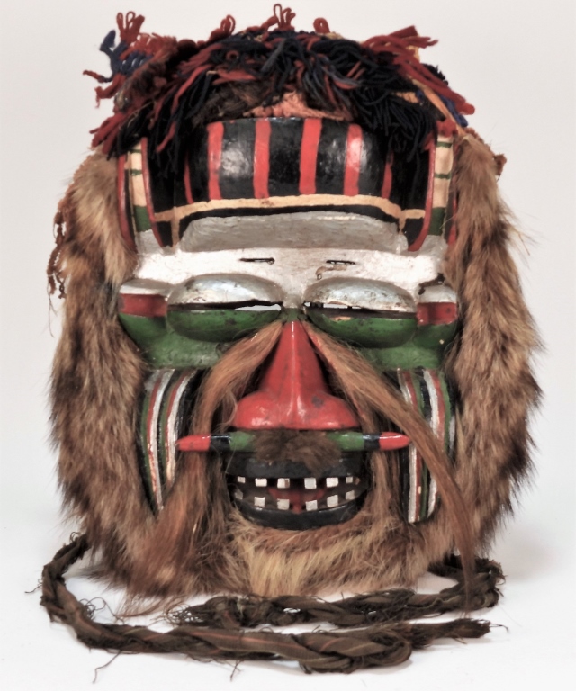 ATTR. WOBE TRIBE PORO SOCIETY CARVED