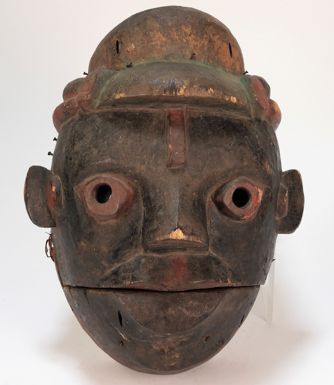 AFRICAN OGONI TRIBE CARVED WOOD 2999da