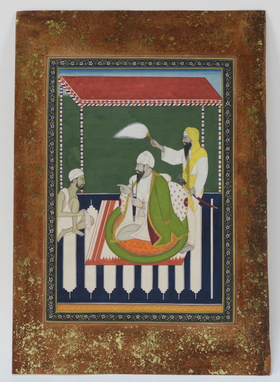 INDIAN SIKH SCHOOL INDIAN PAINTING OF