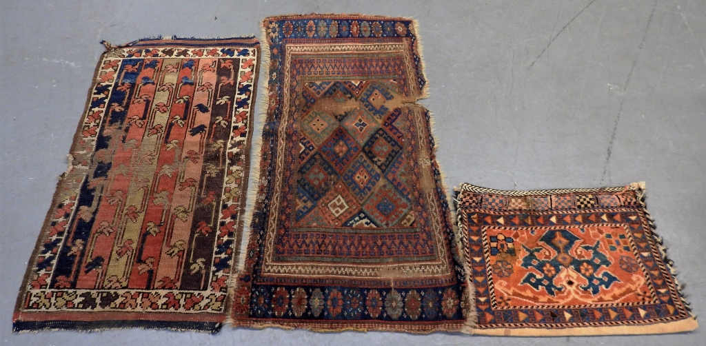 3PC BAG FACE RUGS Middle East20th 299a40