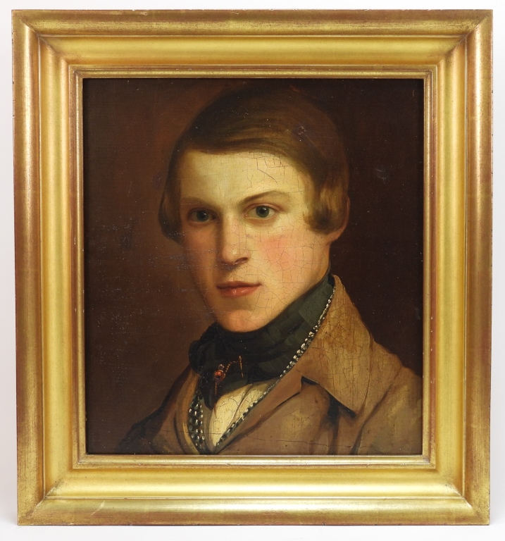 19C AMERICAN SCHOOL HANDSOME YOUNG 299a81