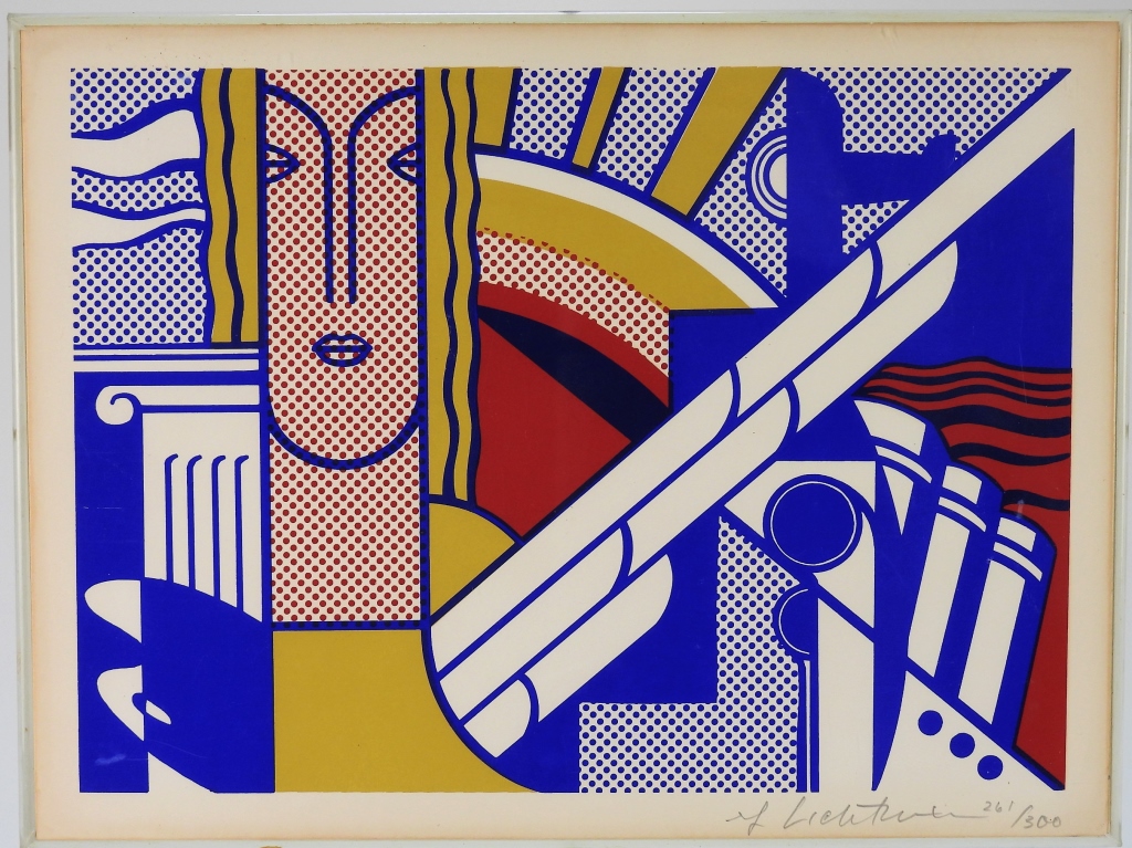 ROY LICHTENSTEIN MODERN ART POSTER SCREENPRINT