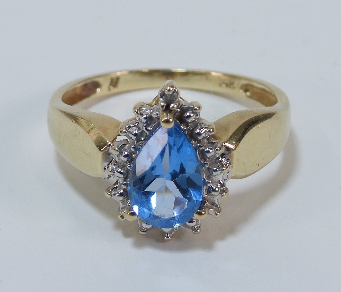 LADY S ESTATE 14K GOLD TOPAZ 299b39