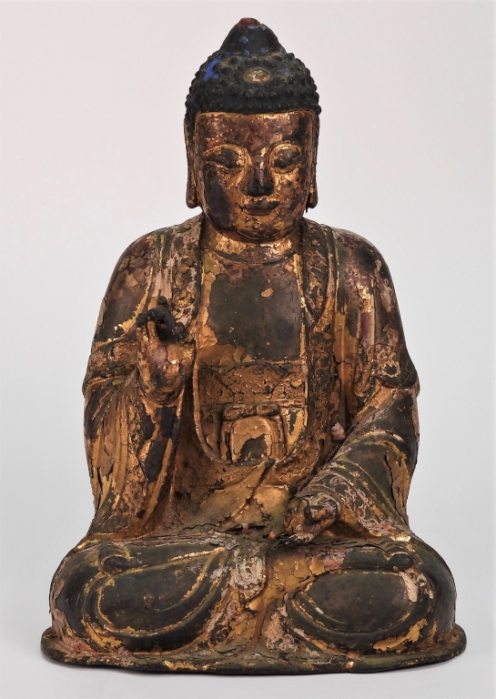 CHINESE MING DYNASTY PERIOD GILT