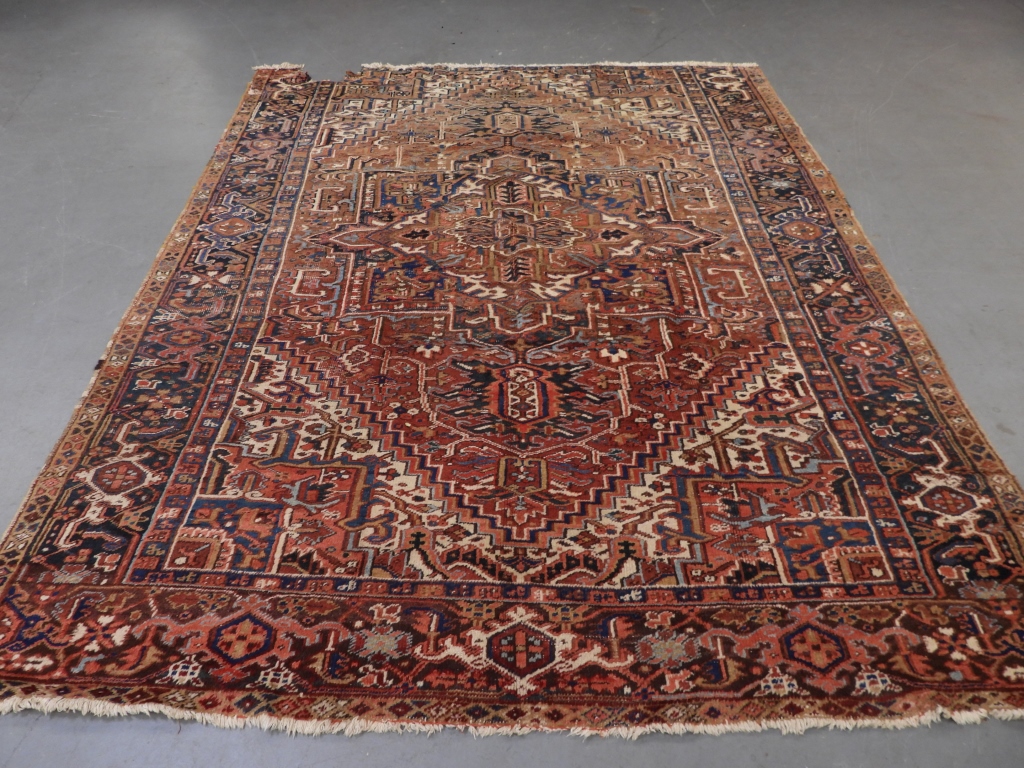 PERSIAN HERIZ CARPET RUG Persia20th 299b89