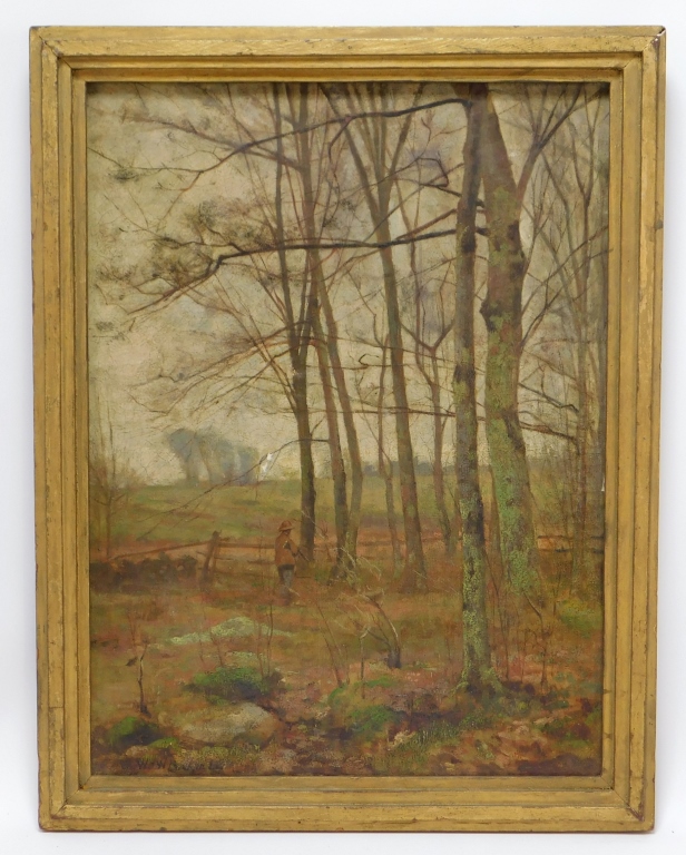 WILLIAM BICKNELL NEW ENGLAND LANDSCAPE