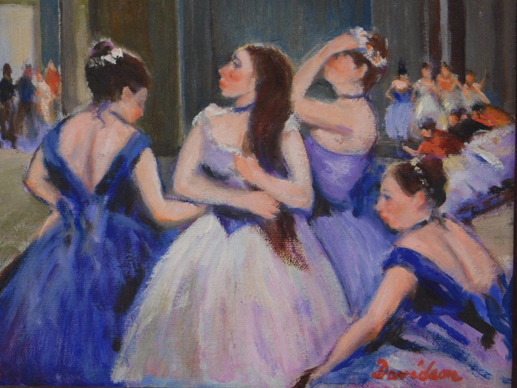 ALLEN A. DAVIDSON IMPRESSIONIST BALLERINA