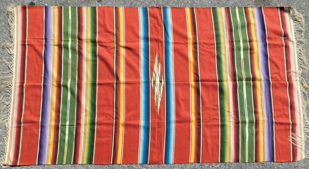 COLORFUL TIGHT WEAVE MEXICAN SERAPE