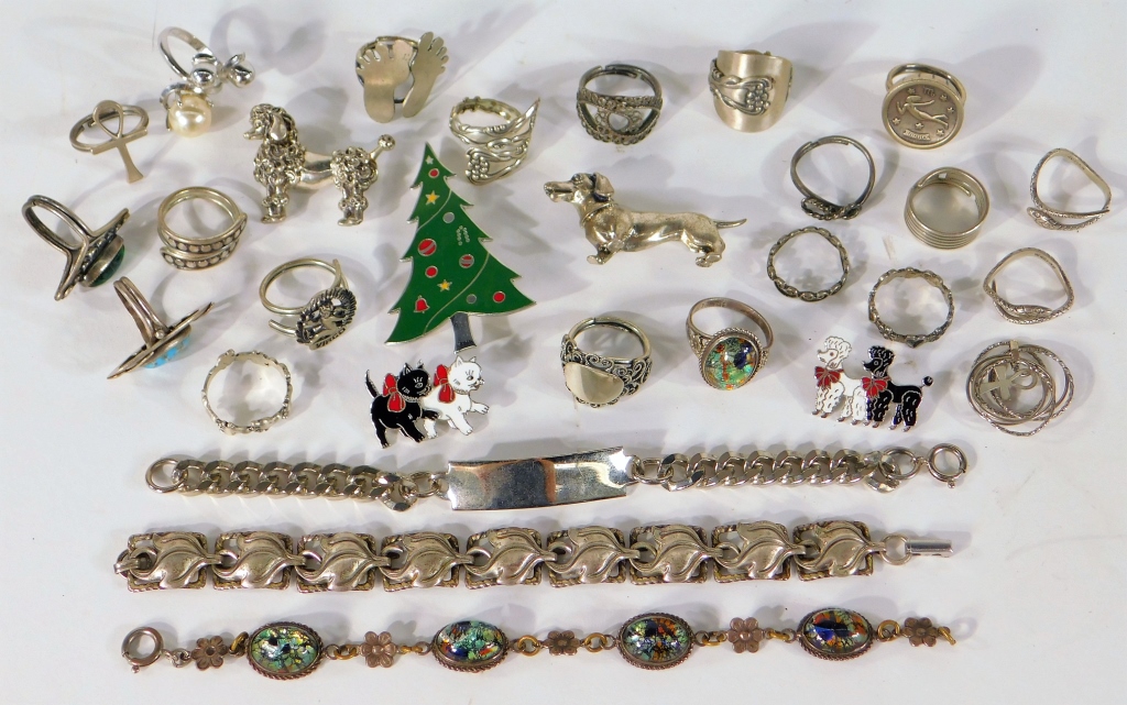 29PC LADY'S ESTATE STERLING SILVER