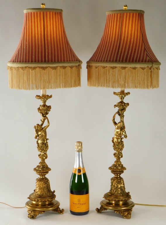 PR FRENCH NEOCLASSICAL TABLE LAMPS 299cb1