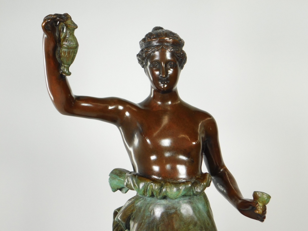 MIRONE BACCHANTE PATINATED BRONZE