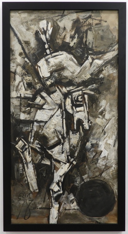 MAQBOOL FIDA HUSAIN CUBIST HORSE