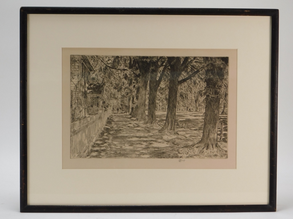 CHILDE HASSAM EASTHAMPTON ETCHING 299d0e