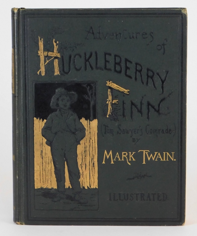 MARK TWAIN HUCKLEBERRY FINN 1885