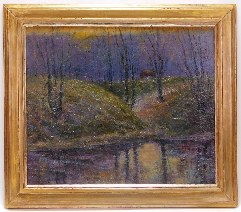 OSCAR SOELLNER IMPRESSIONIST LANDSCAPE 299dd5