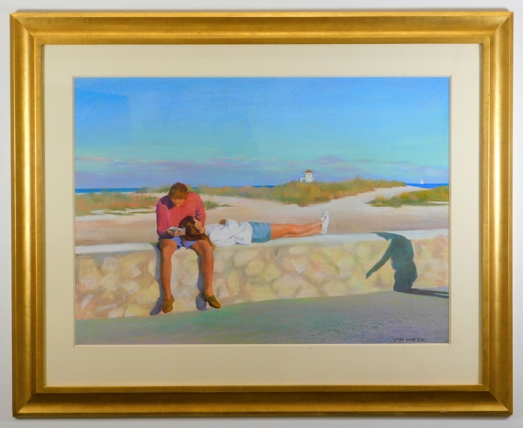 NIGEL VAN WIECK IMPRESSIONIST PASTEL