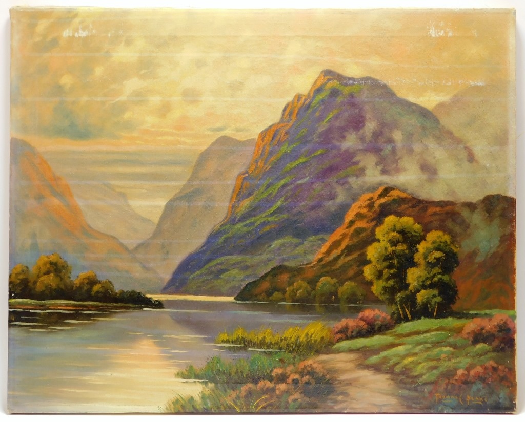 THOMAS C BLAKE HUDSON RIVER LANDSCAPE 299e5a