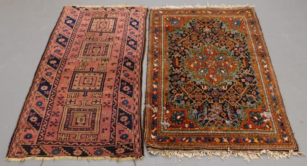 2PC MIDDLE EASTERN TRIBAL RUGS