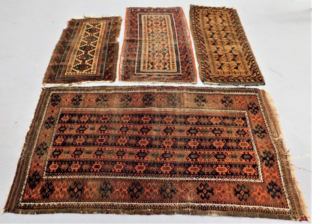 4PC GEOMETRIC BALUCH RUGS Middle 299ec9